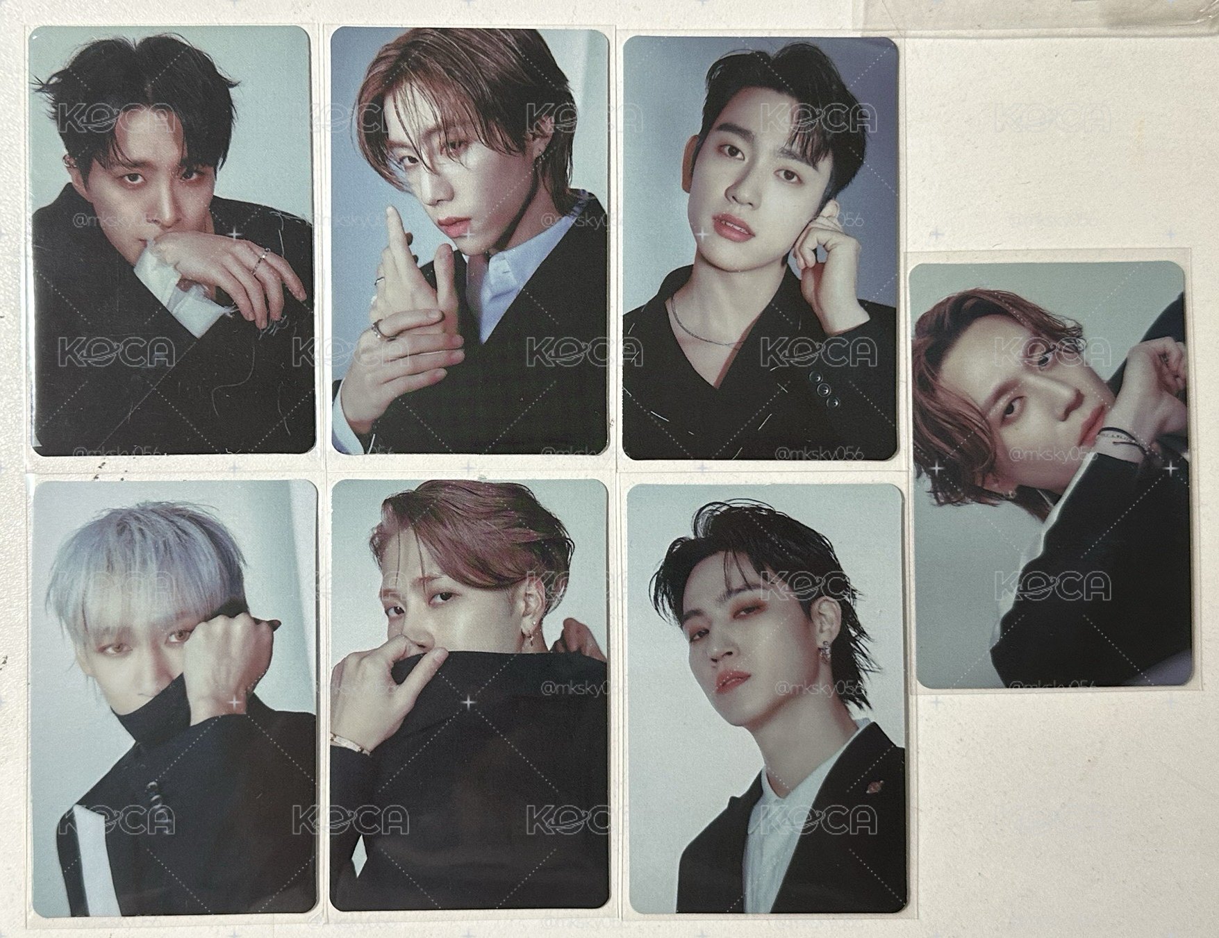 GOT 7鐵盒貼紙小卡組