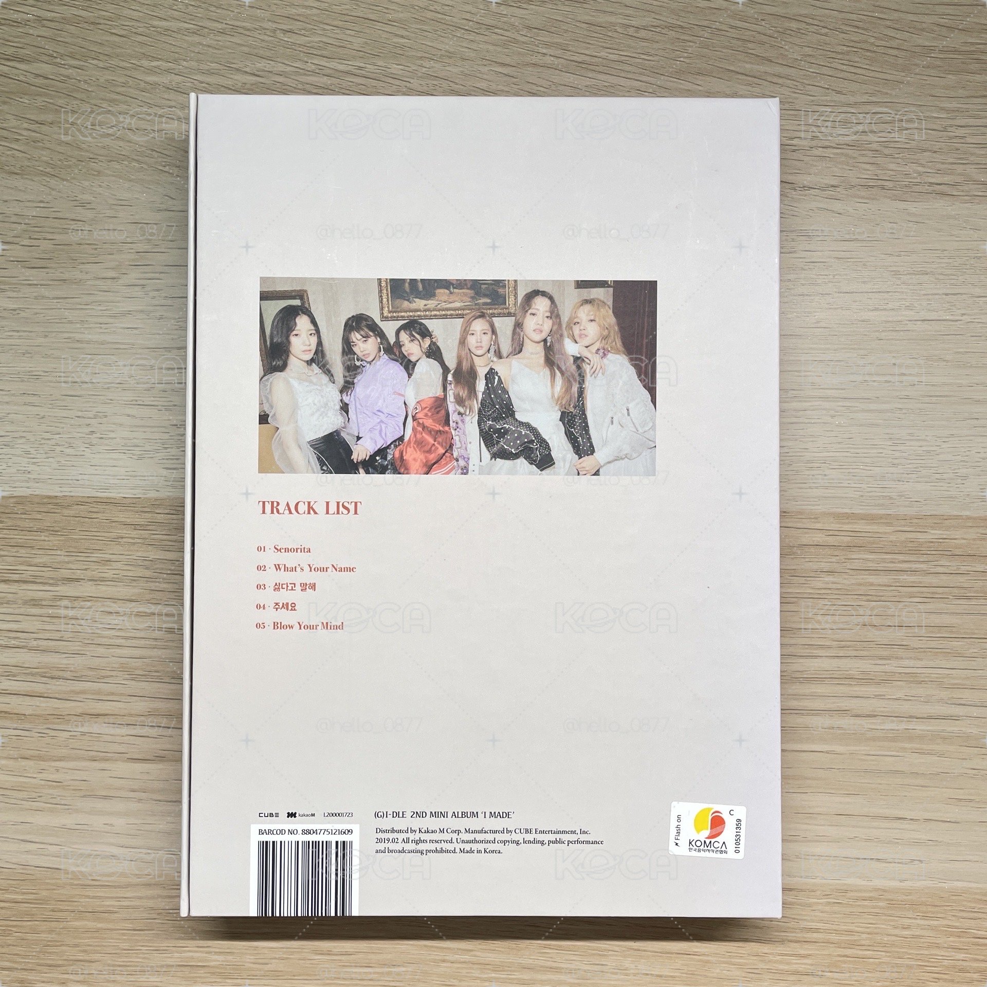 i-dle I MADE 稀有紅格子CD.大小姐刷專卡 全專（附贈品）