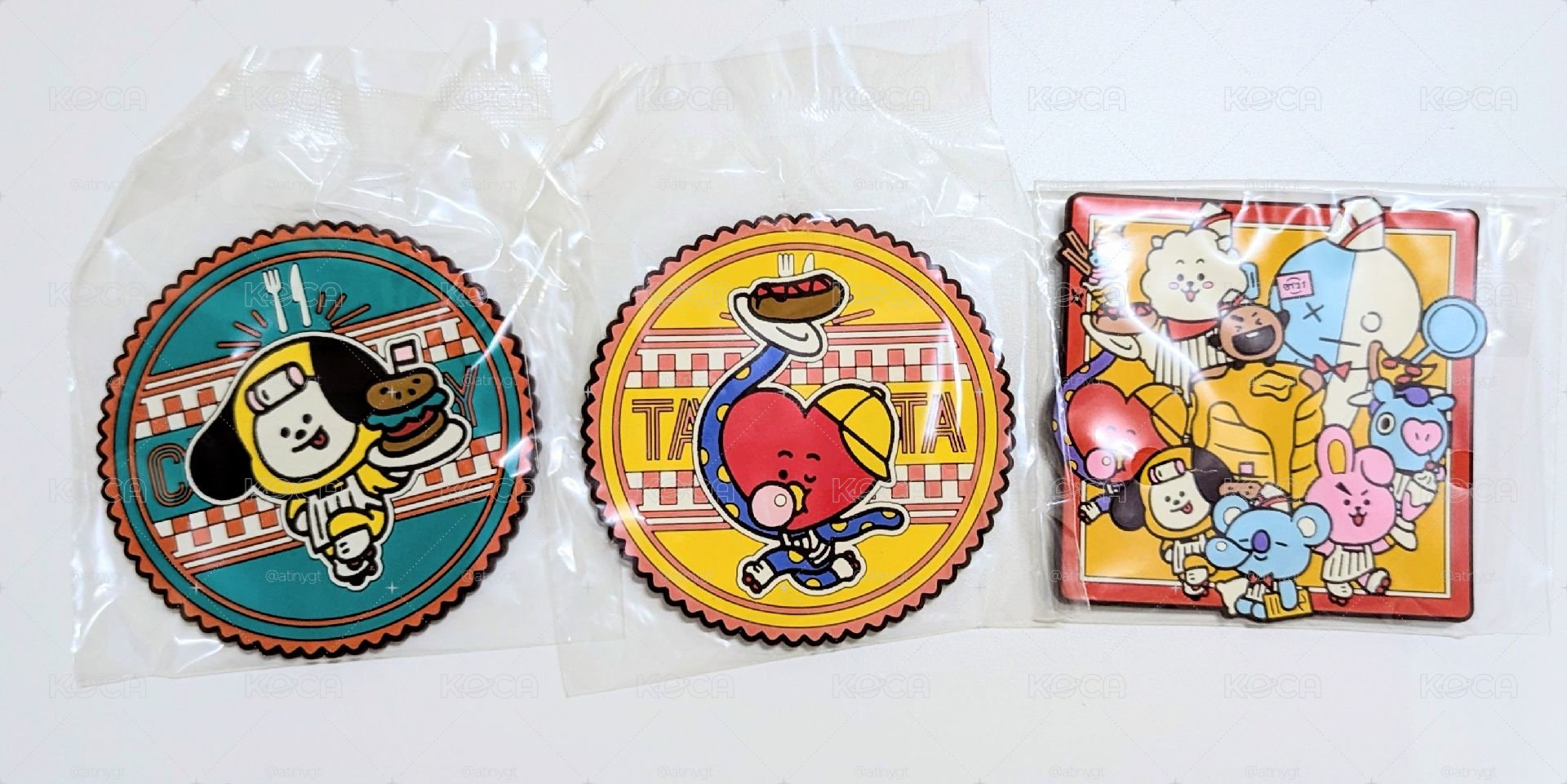 BT21 一番賞 Diner 杯墊 Diner L賞