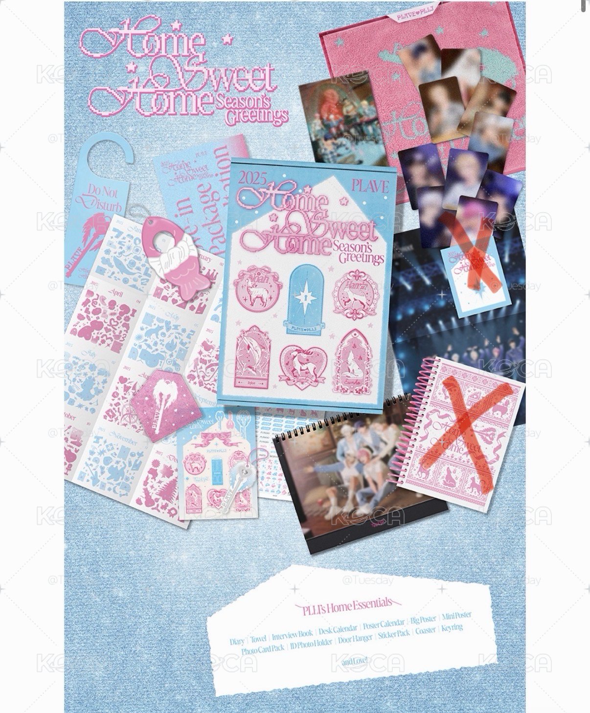 PLAVE 2024 2025年曆 部分商品