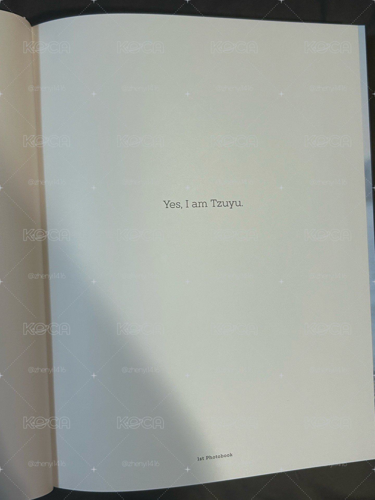Yes I Am Tzuyu 藍版