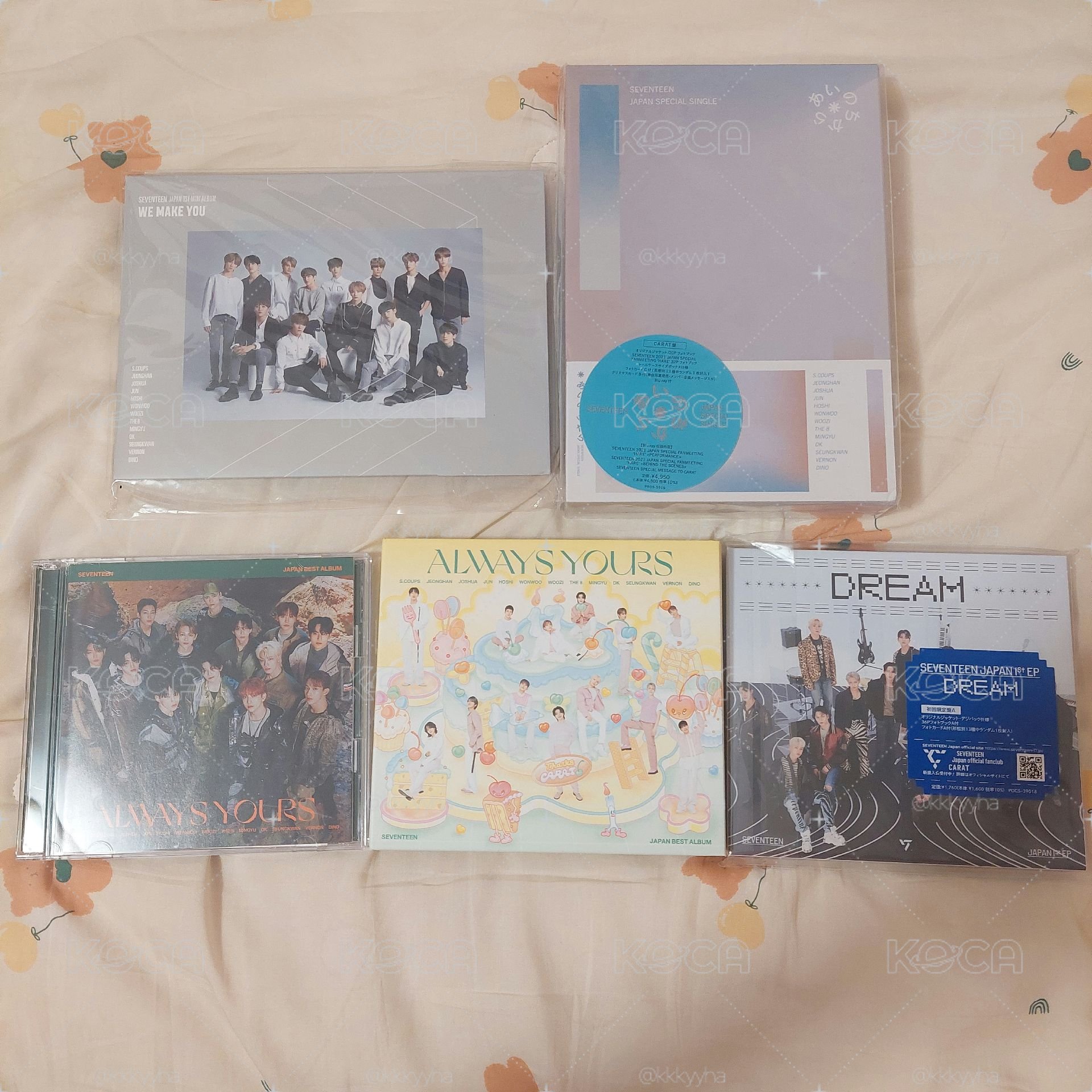 空專 SEVENTEEN 後續專 日單 POL 克拉盤 DREAM Always yours we make you