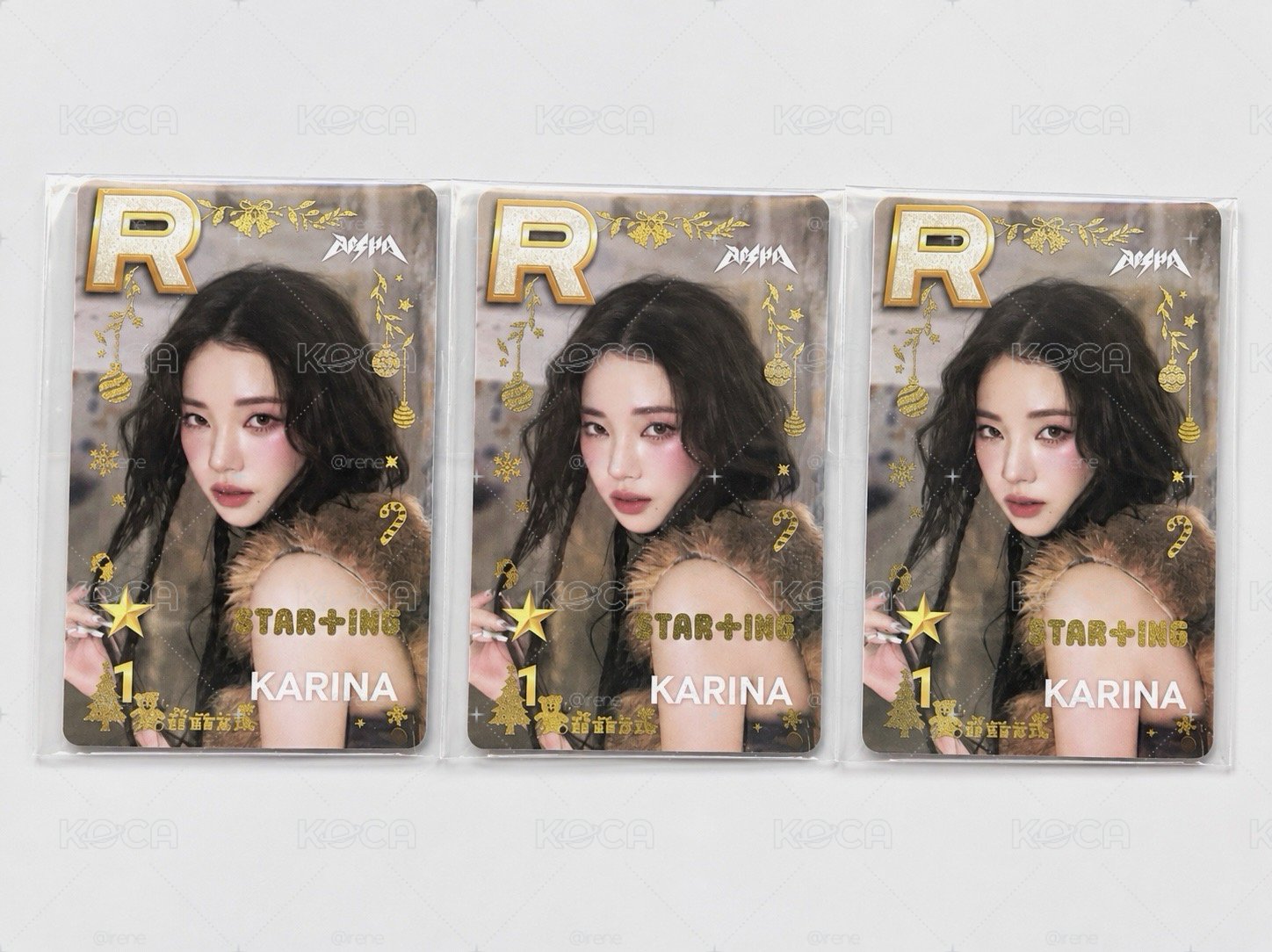 現貨 aespa 聖誕遊戲卡 Karina 柚卡