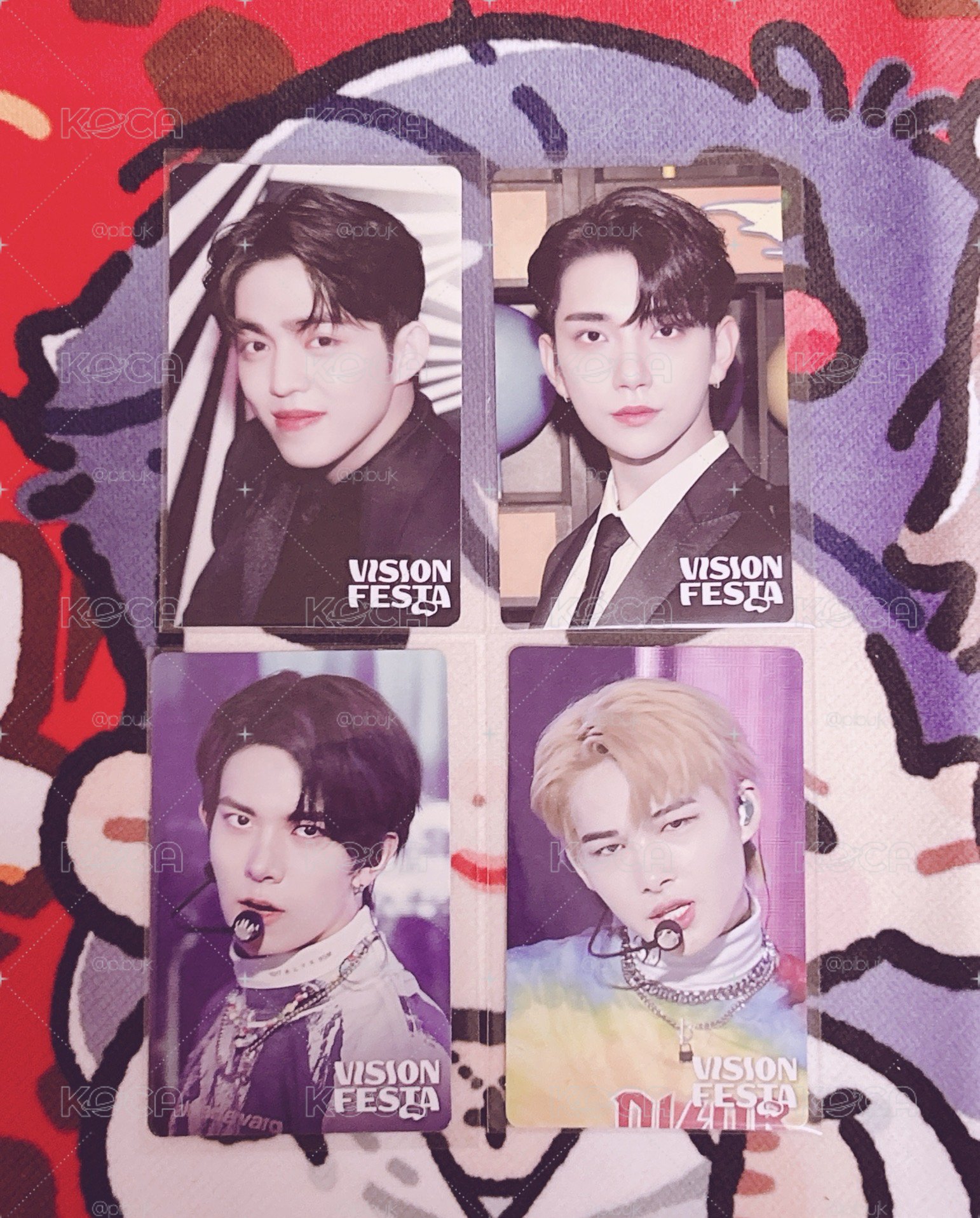 SEVENTEEN ENHYPEN HYBR VISION FESTA 101 場限特典小卡 