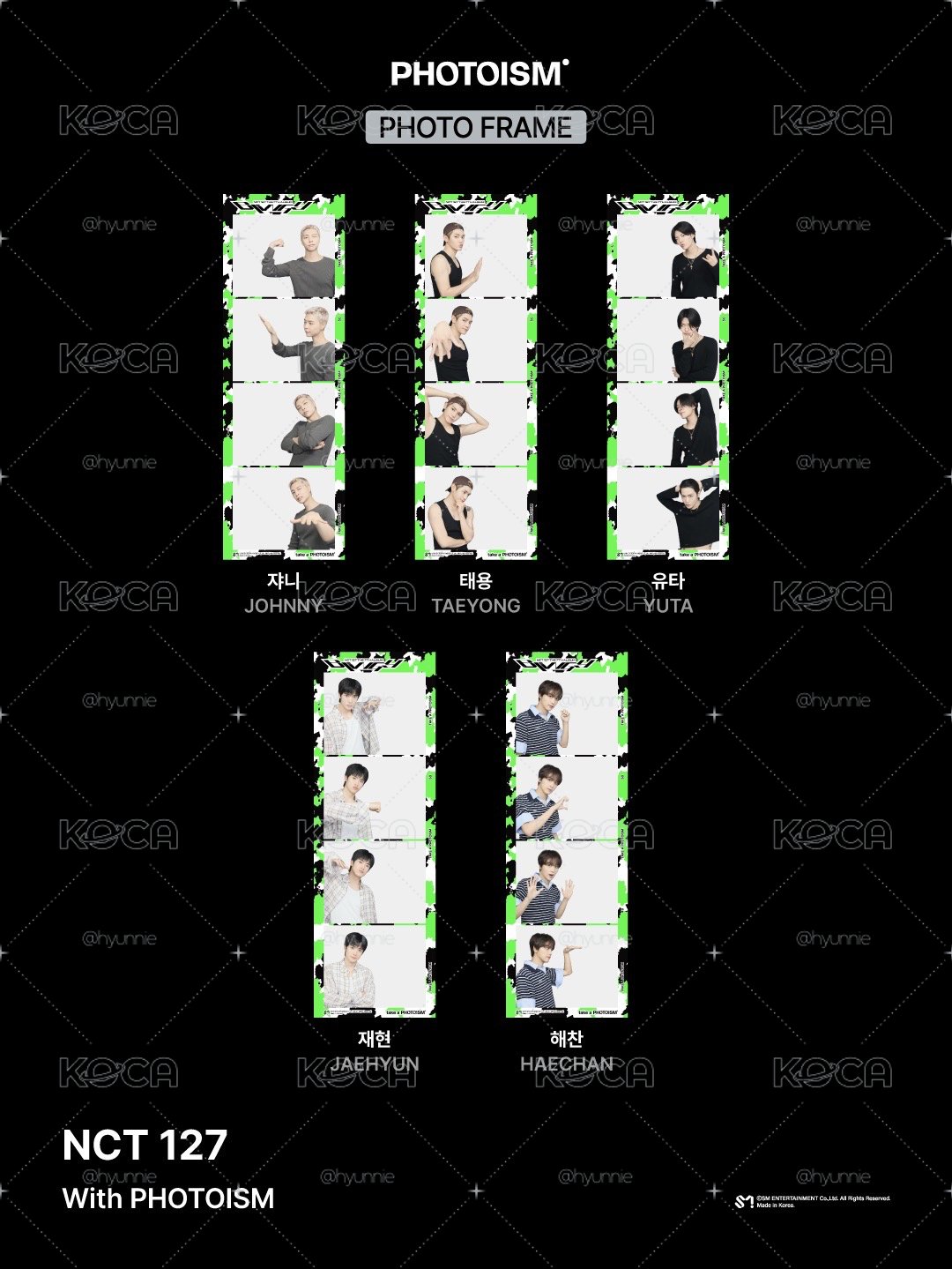 PHOTOISM X NCT127 人生四格空拍代印 📸