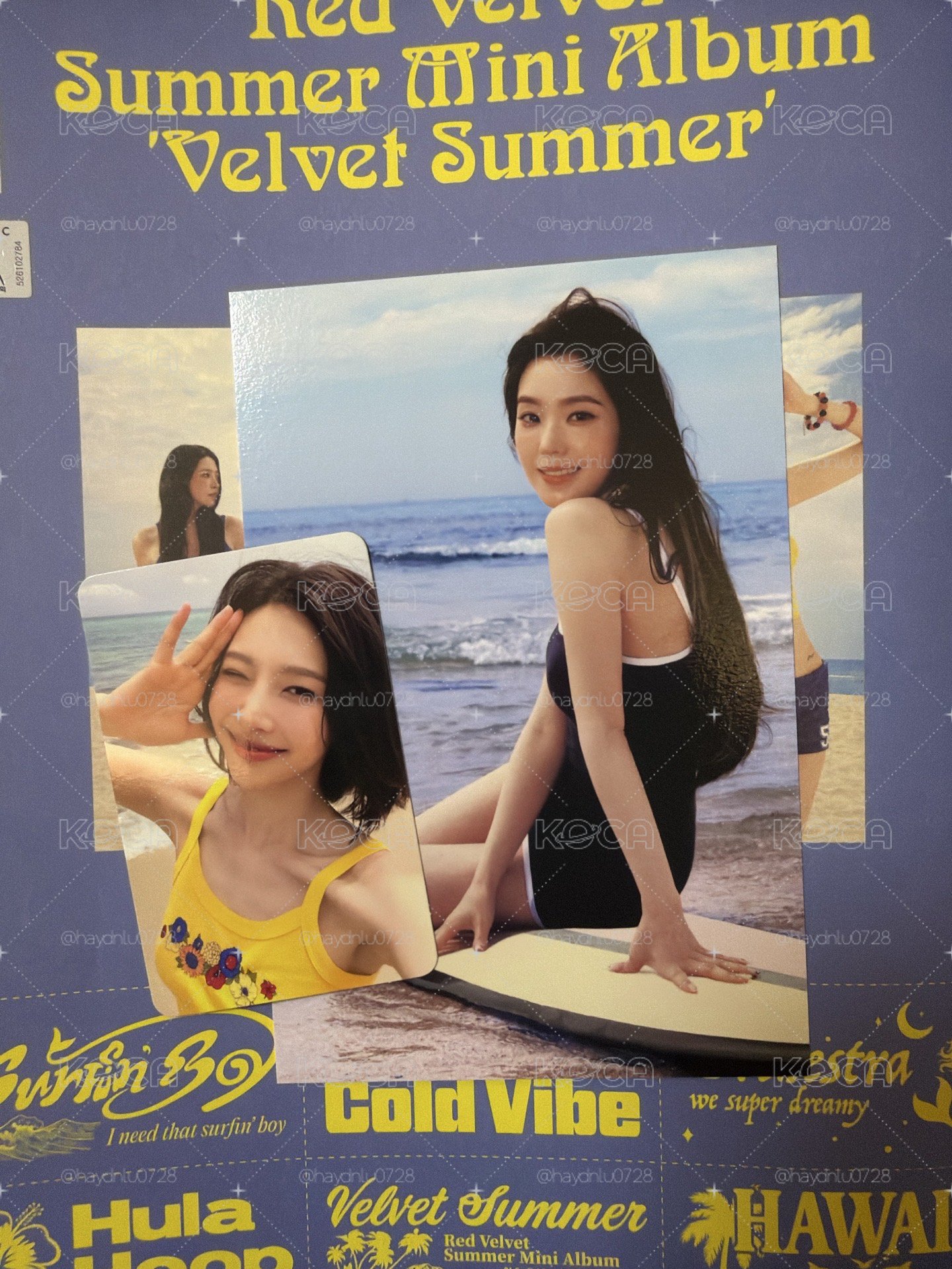 現貨當日出貨/Velvet Summer 專輯卡 Big Wave ver. JOY全專+姐明信片