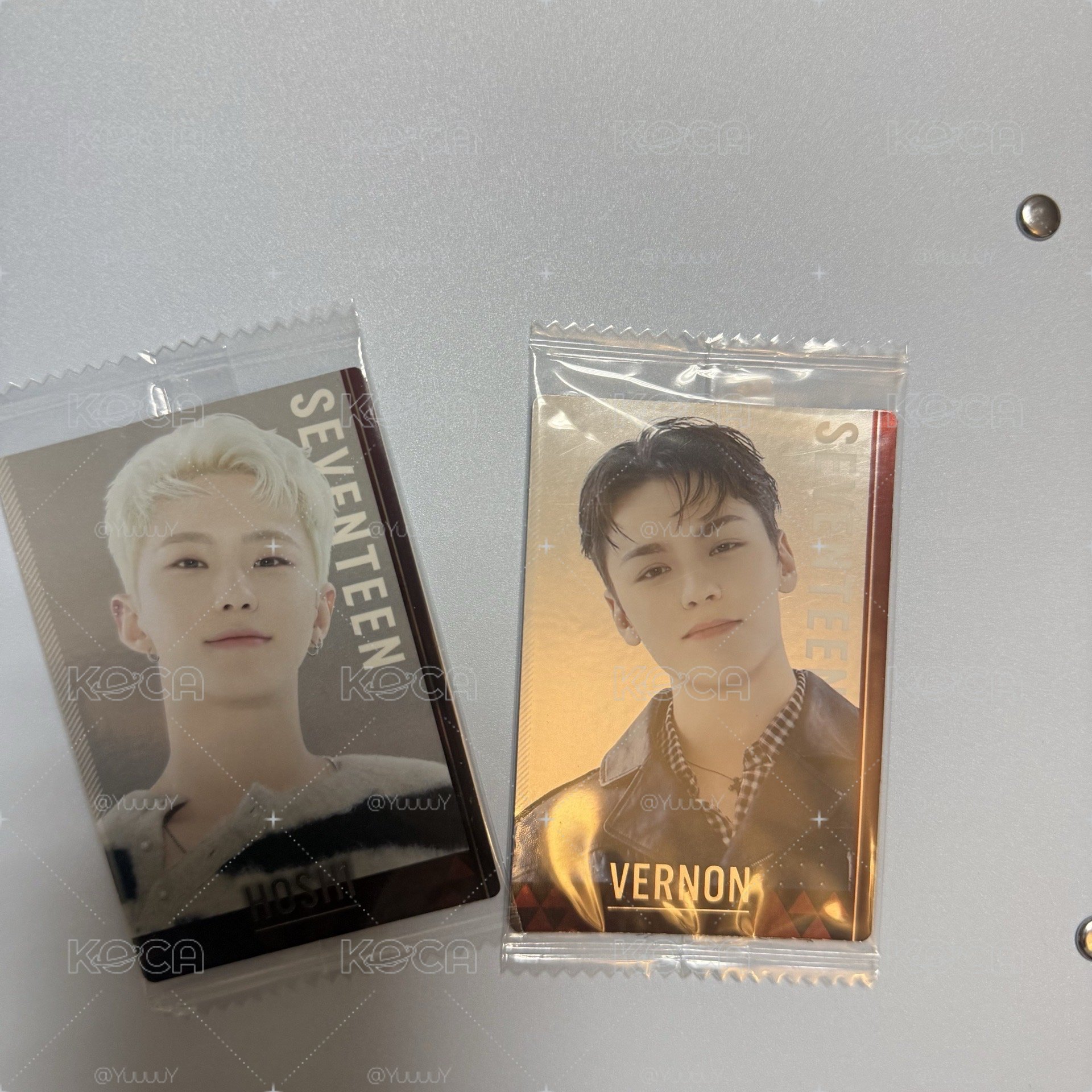 🍪 SEVENTEEN 餅乾卡｜HOSHI & VERNON