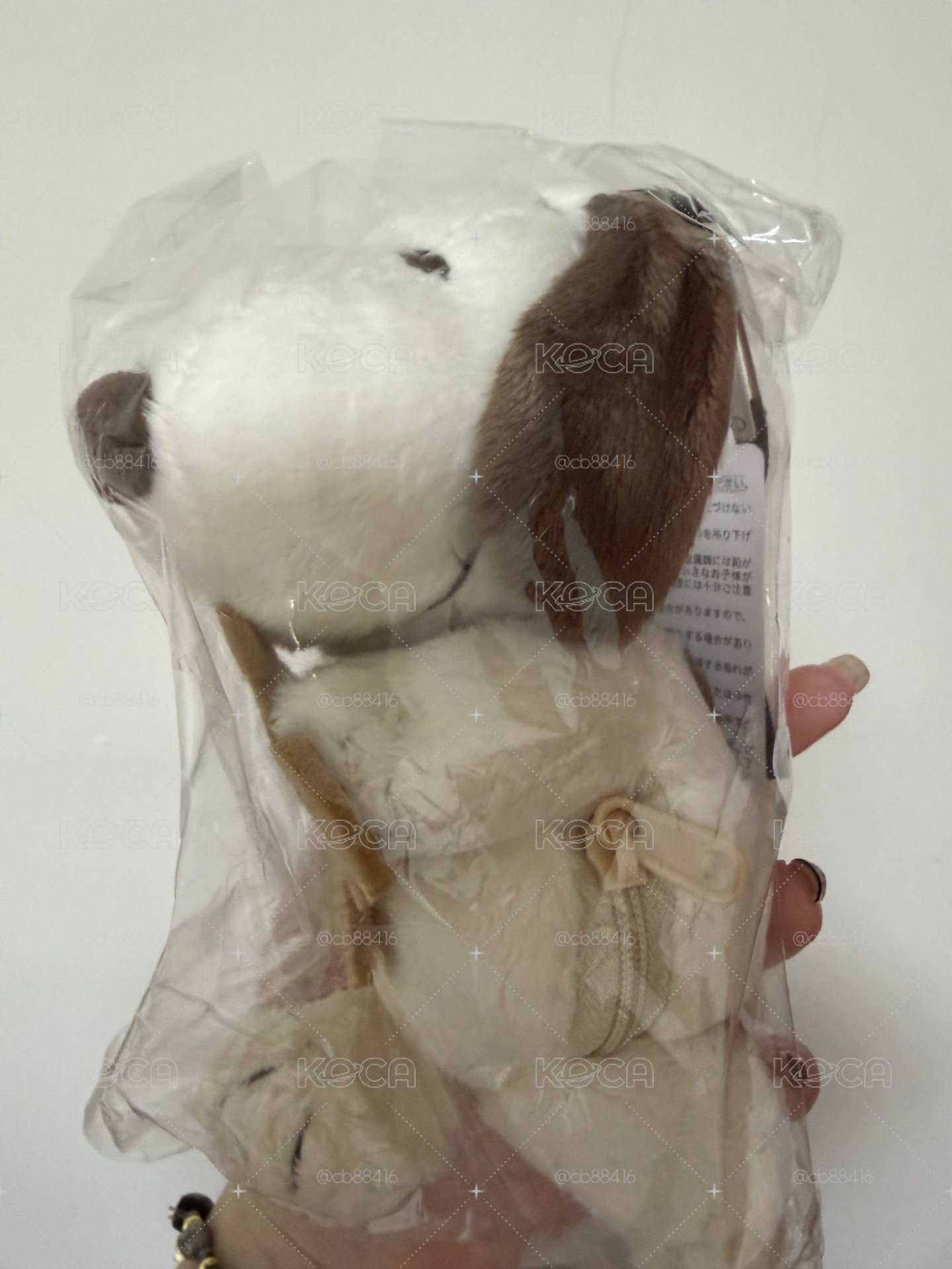 snoopy & teddy bear系列 絨毛玩偶提袋