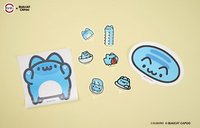 壽司郎聯名 線下 貼紙 隱藏插卡與底紙