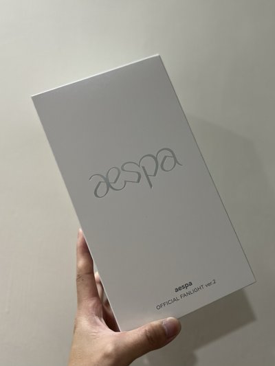【現貨】aespa official fanlight ver.2