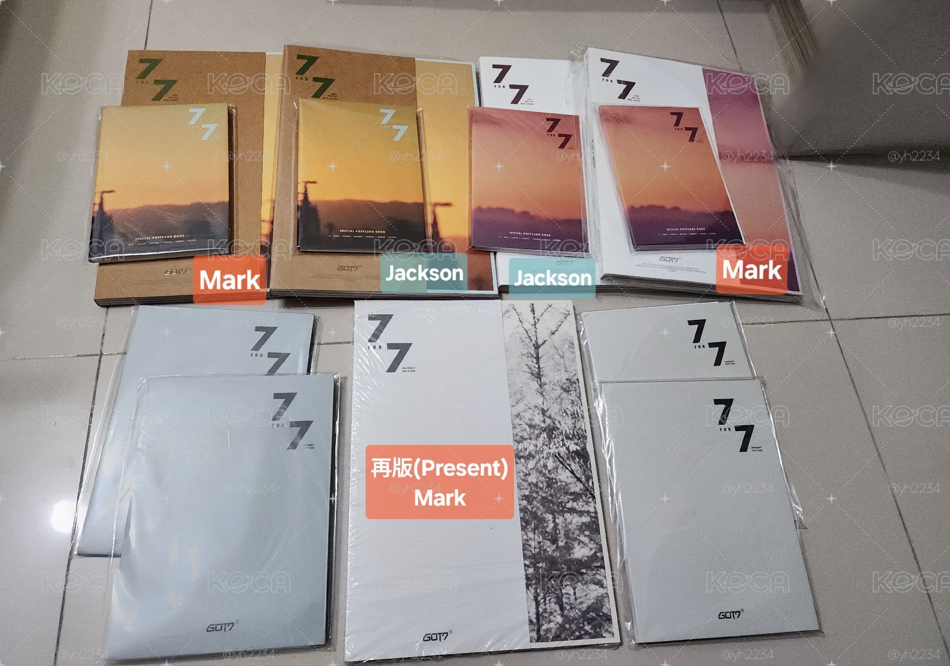 7 for 7韓版空專 含預購寫真書 宜嘉歌詞本