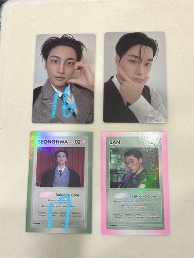ATEEZ 星化小卡