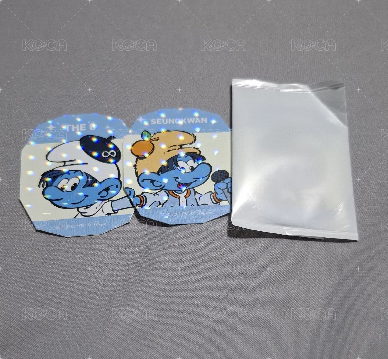 藍色小精靈貼紙（八寛+未拆×1）