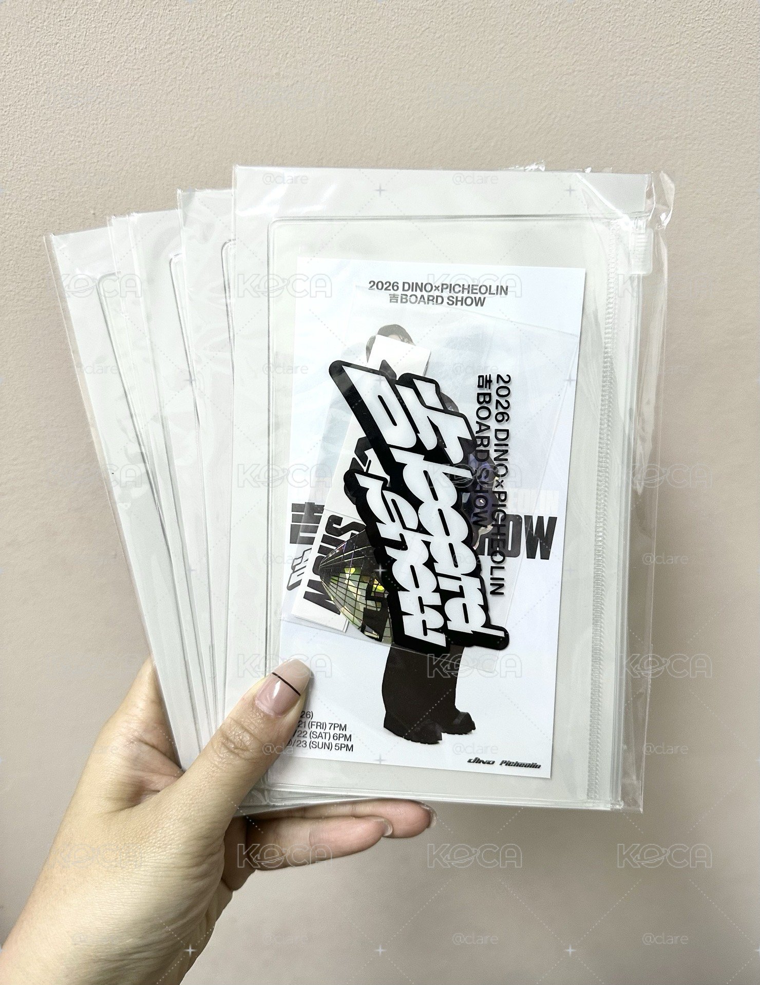 Dino 李燦 [吉BOARD SHOW] 城市限定票卡 票卡組 