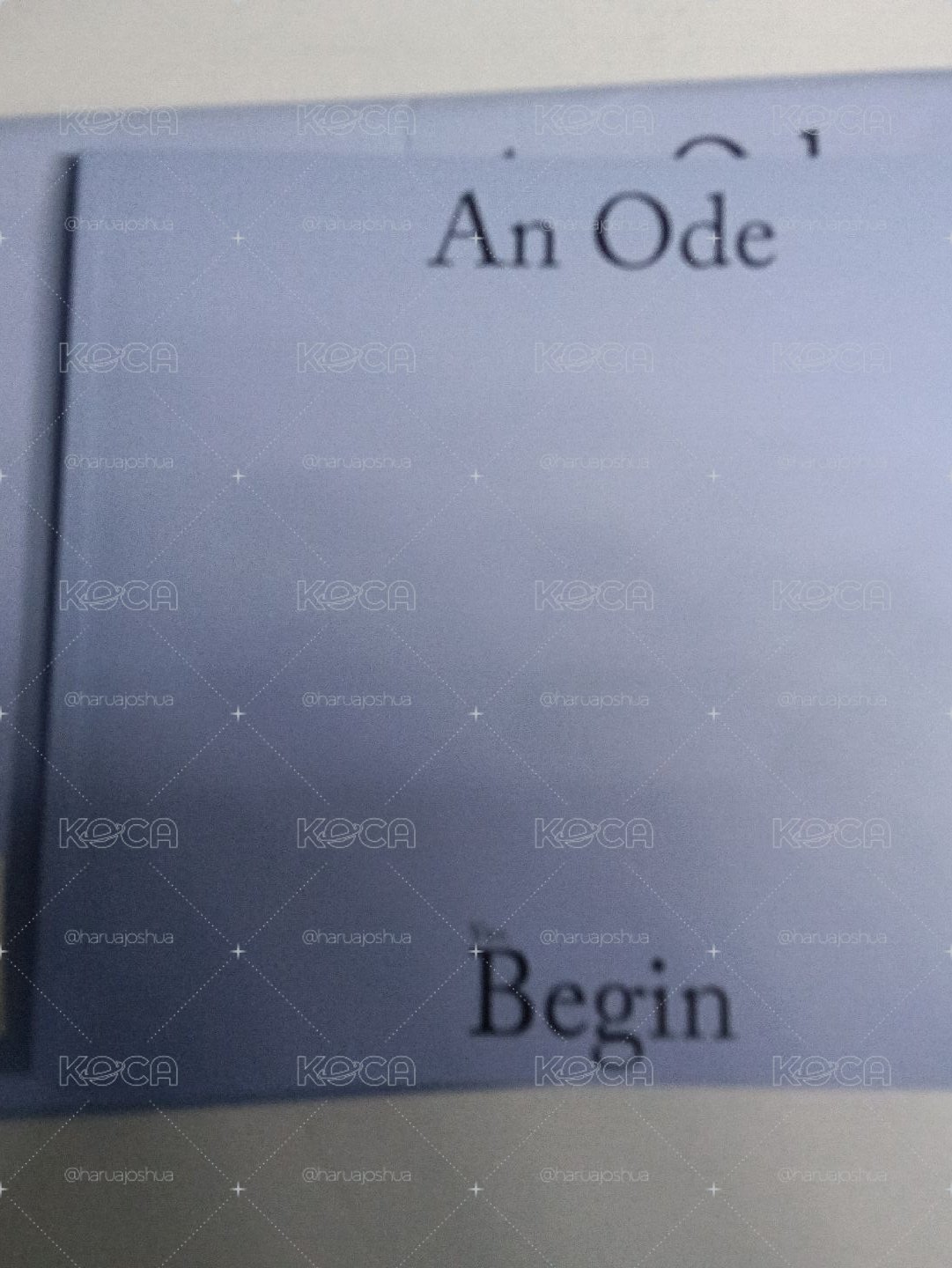 正三 Begin
