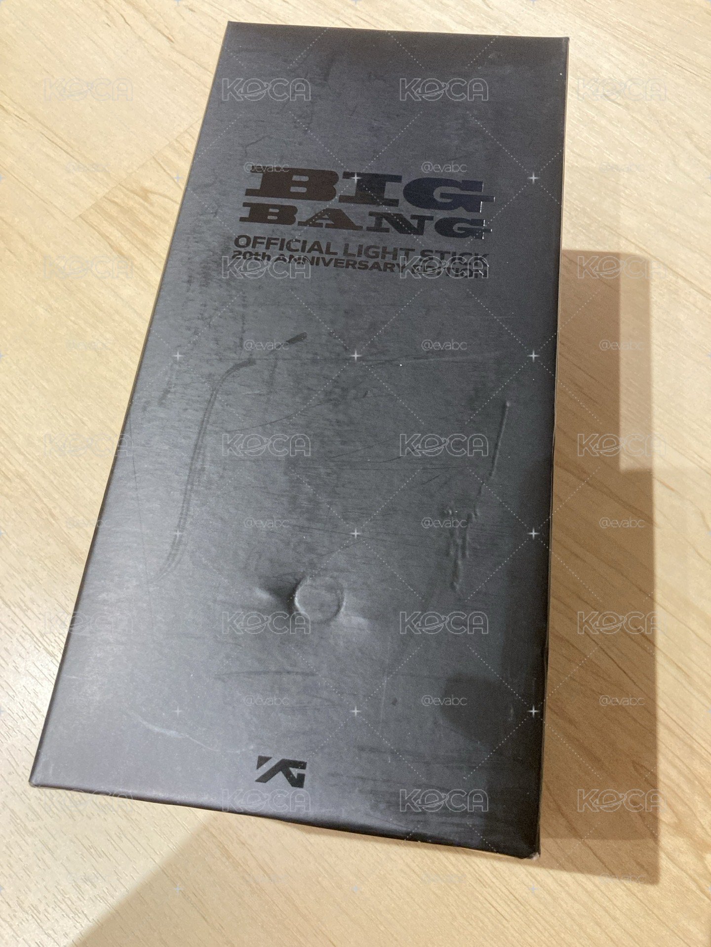 big bang 20週年 新版皇冠手燈+GD入場卡