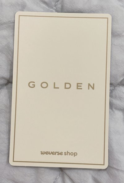 Golden 特典卡