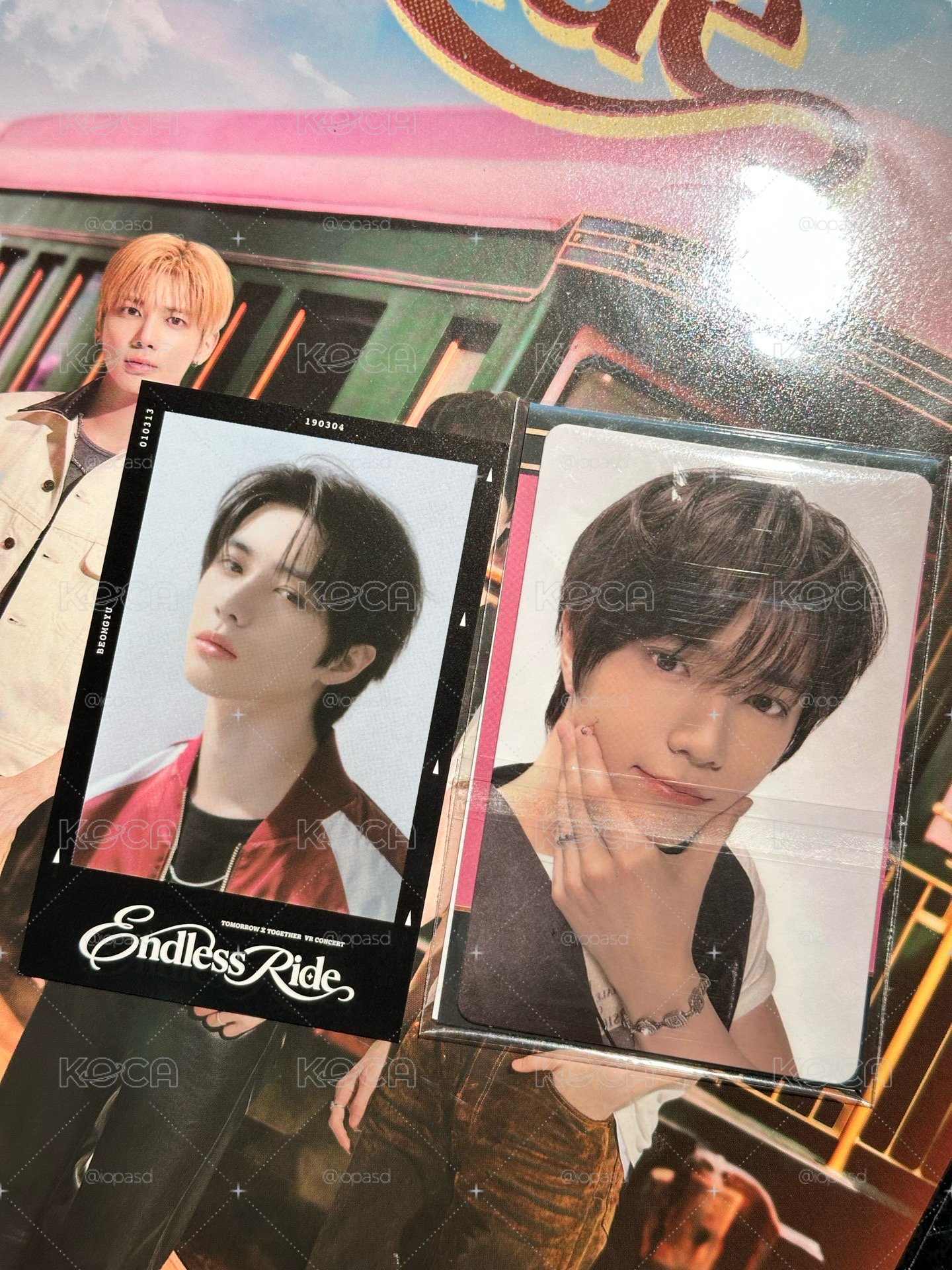 TXT Endless ride VR演唱會小卡 秀彬 杋圭