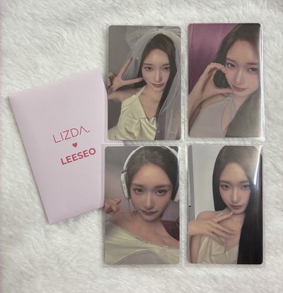 李瑞LIZDA 代言卡 四張一套
