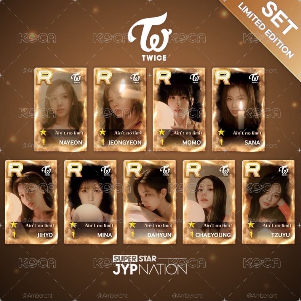 TWICE SSJYP MINA 稀有遊戲卡💚