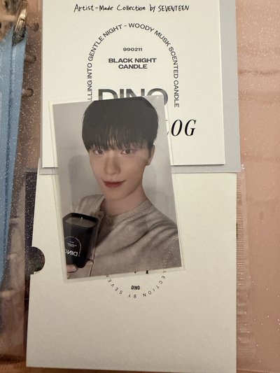SEVENTEEN DINO成員自製商品 小卡明信片