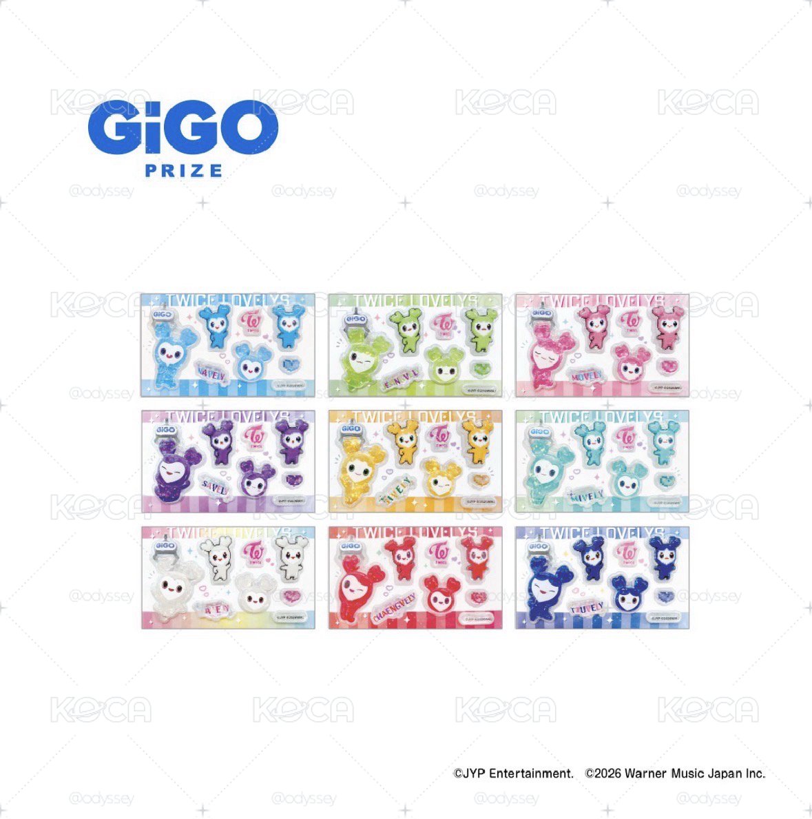 twice x gigo 水晶貼紙8/29出貨