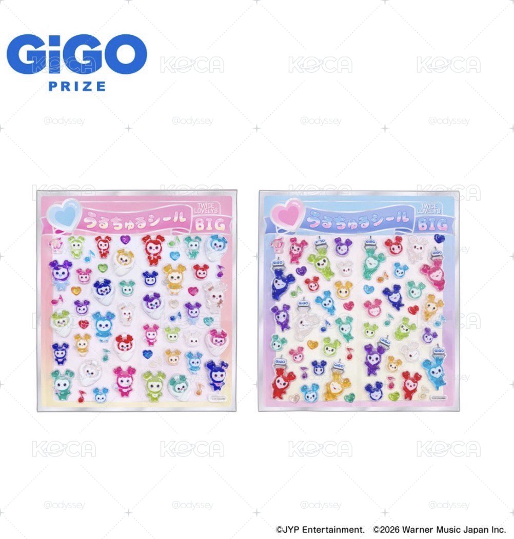 twice x gigo 水晶貼紙8/29出貨