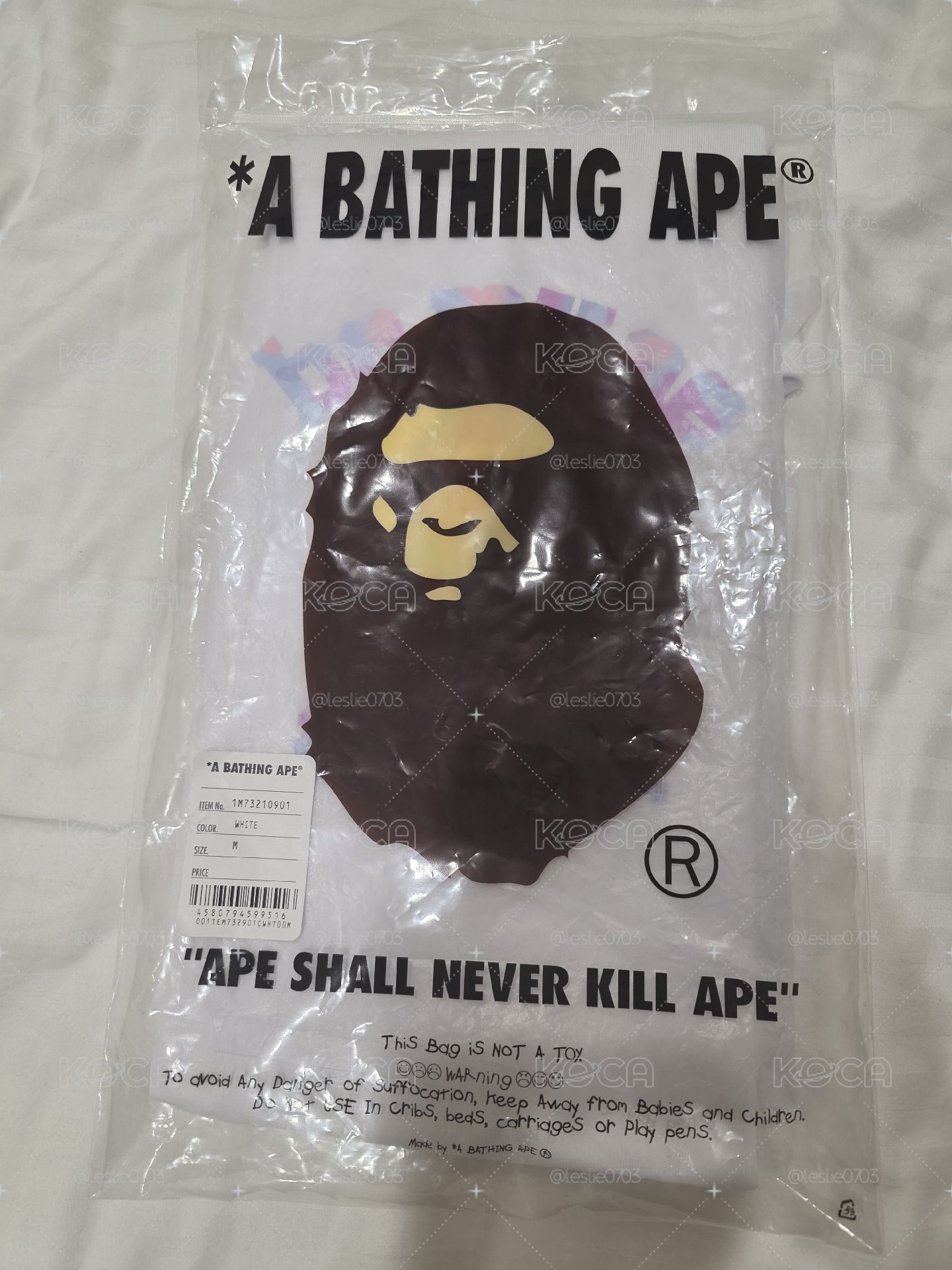 BAPE® x aespa女白M現貨