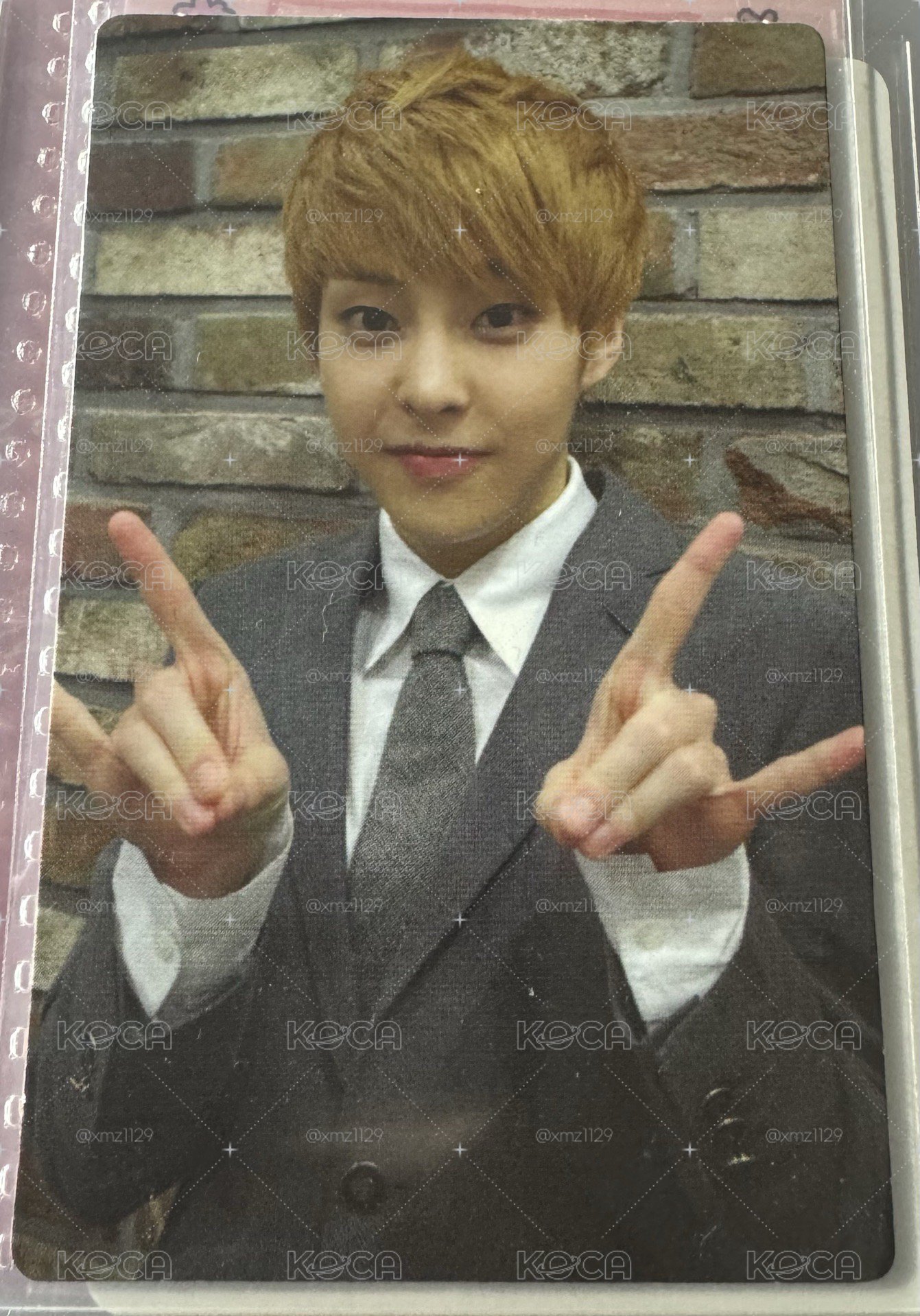 EXO XIUMIN GROWL專輯卡 