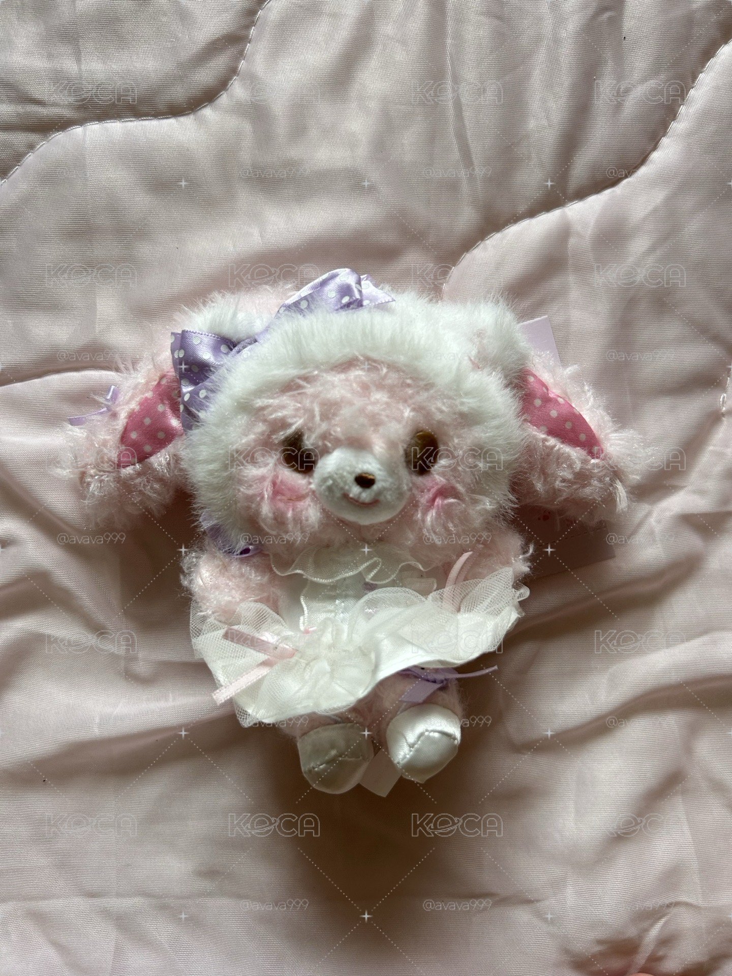 芭蕾白貓吊飾 蹦蹦兔