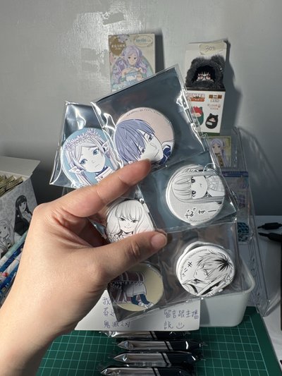 boxlunch漫畫原作展圓徽章
