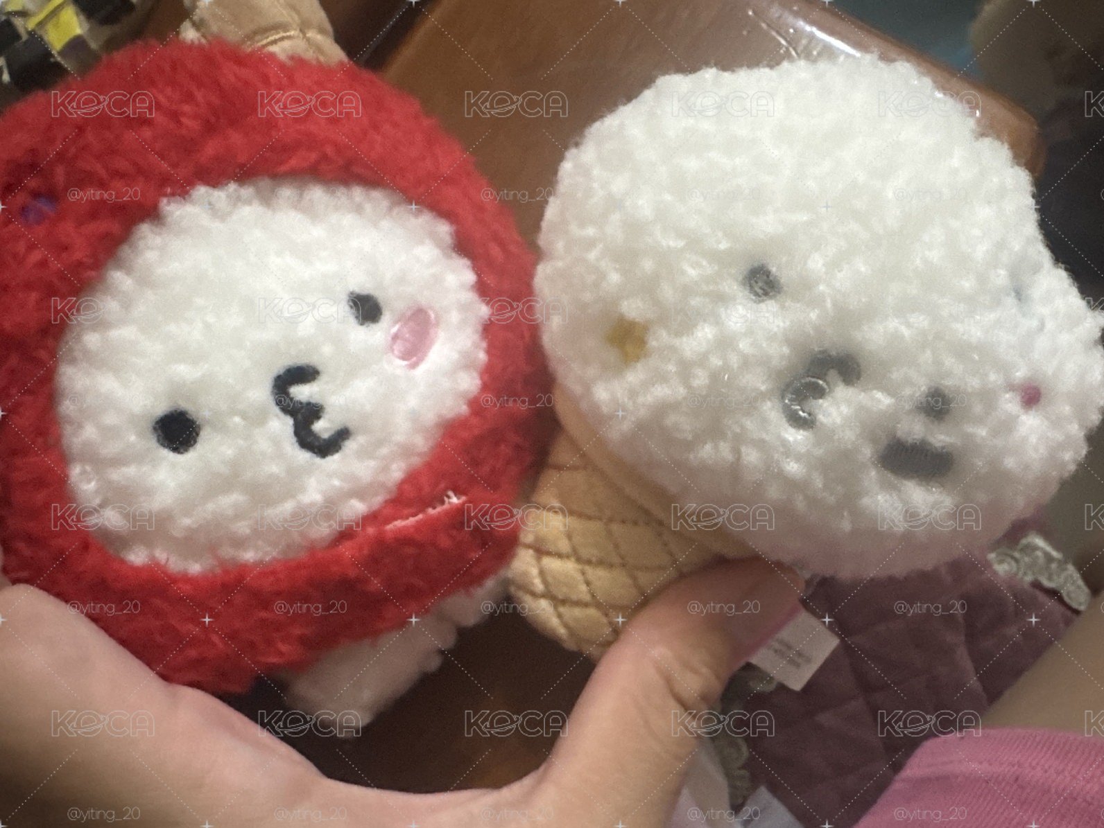 miniteen 冰淇淋頭套甜筒勳娃