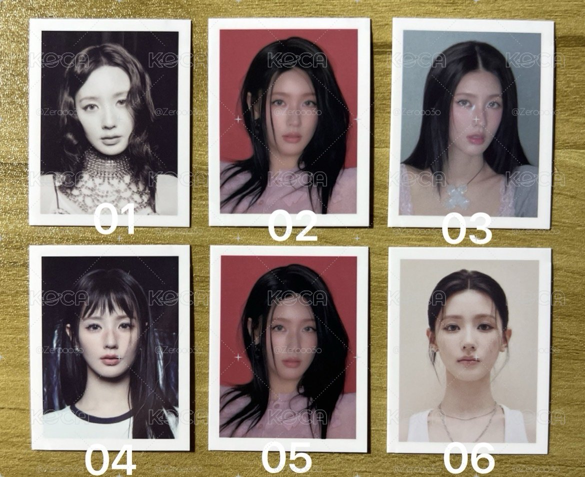 I-dle 各種專卡/證件照