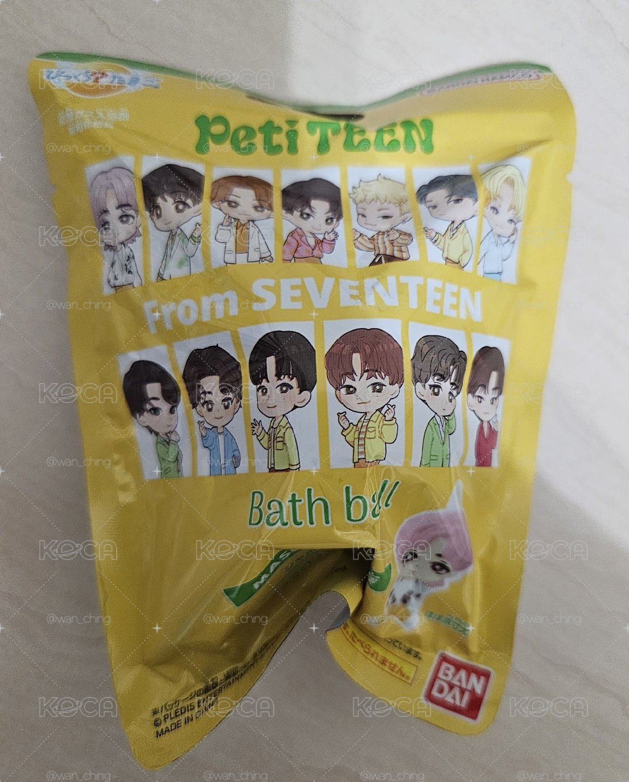 Seventeen  萬代聯名 泡澡球 