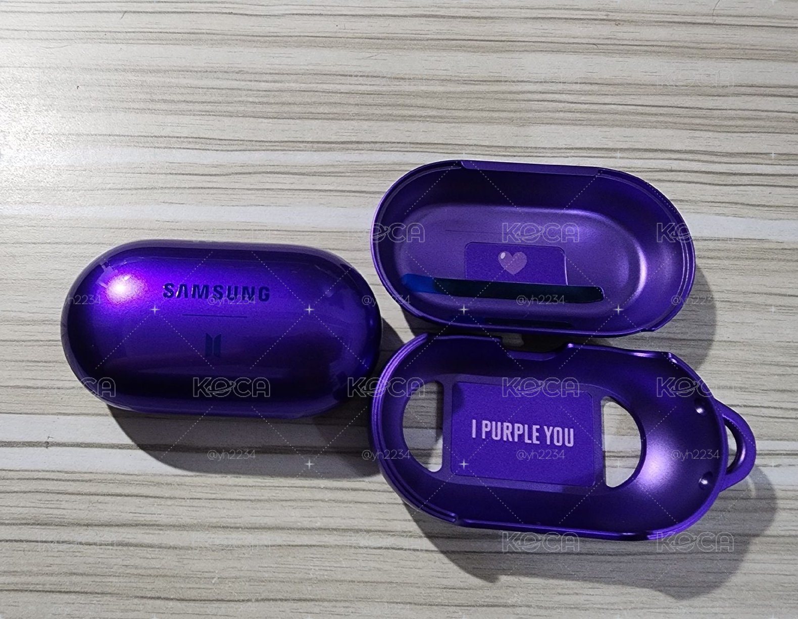 防彈SAMSUNG聯名BUDS+ 無線耳機 無線充電板 整套含卡