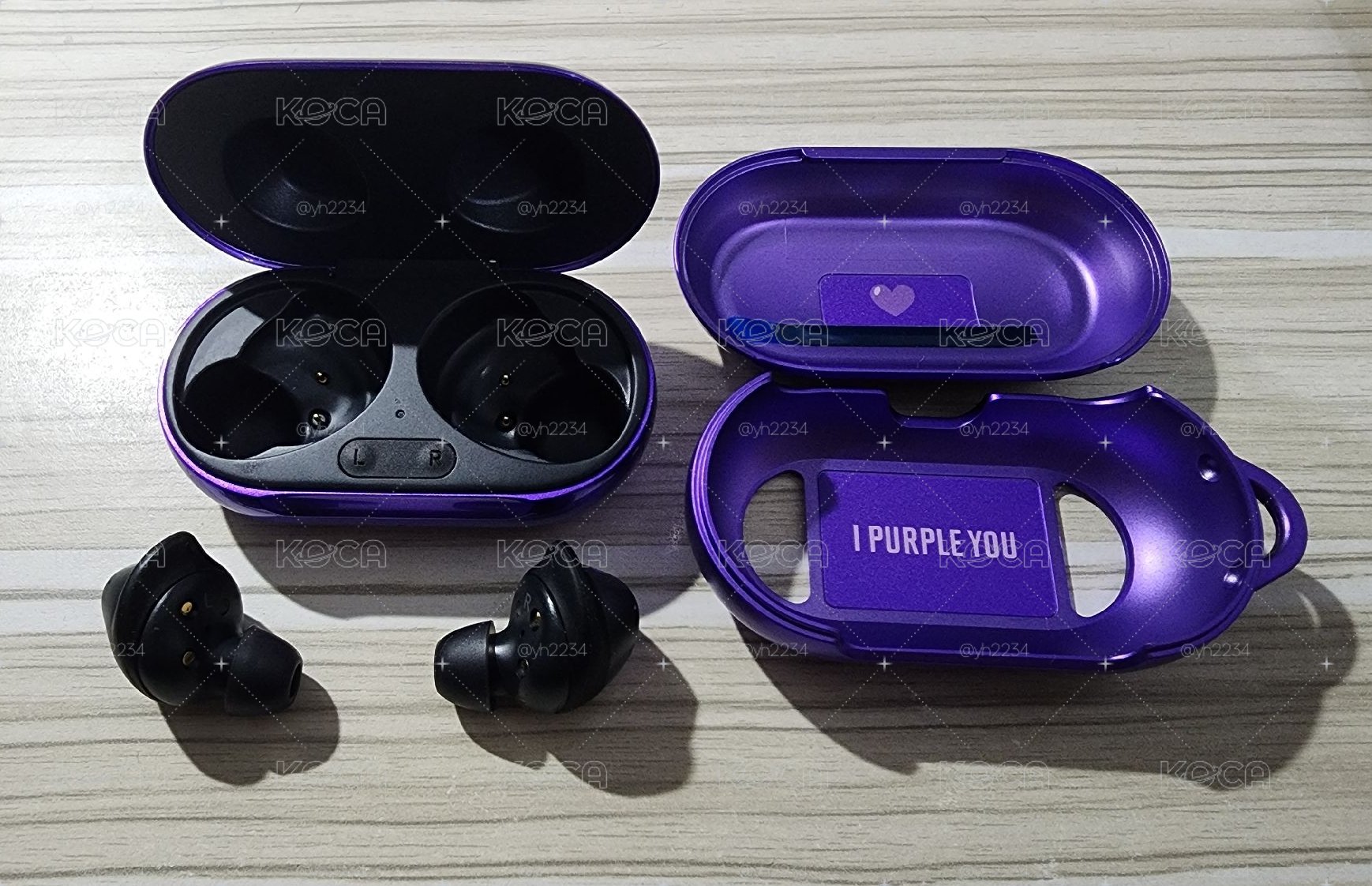 防彈SAMSUNG聯名BUDS+ 無線耳機 無線充電板 整套含卡