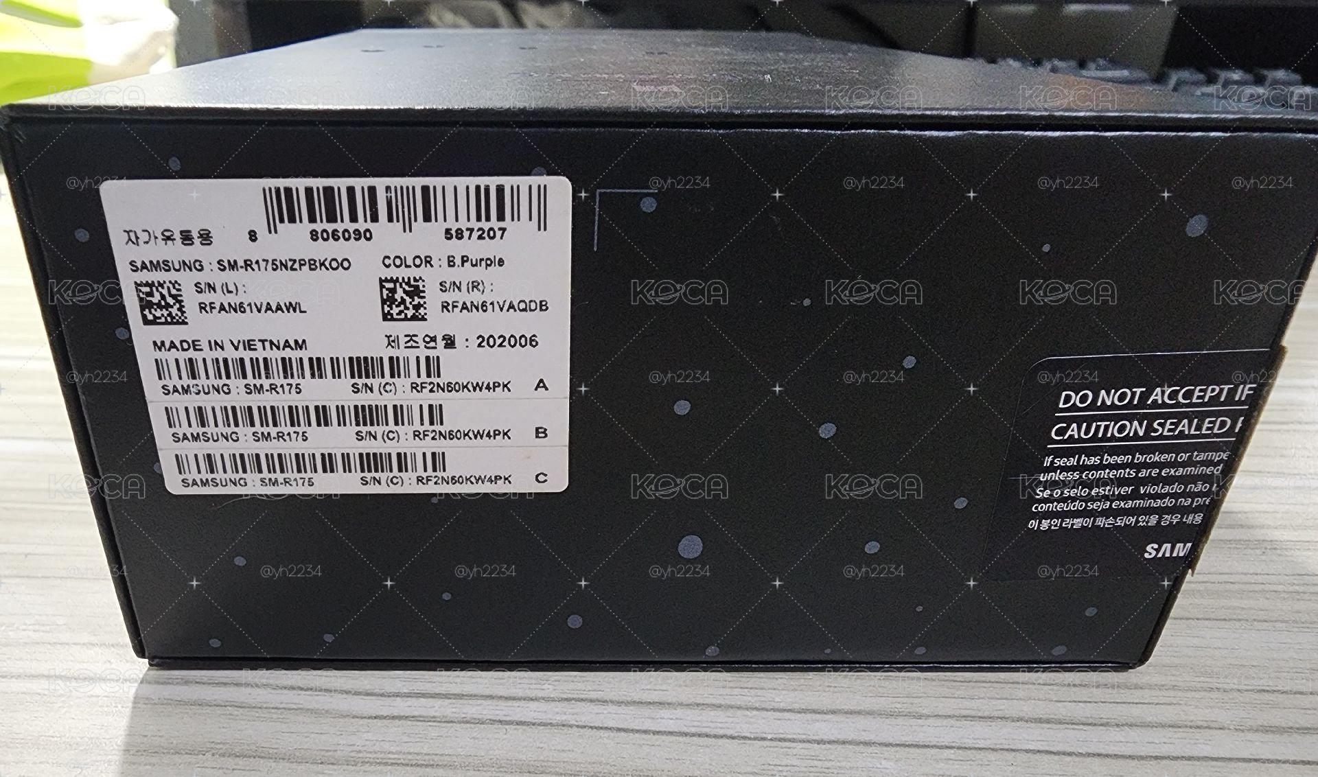 防彈SAMSUNG聯名BUDS+ 無線耳機 無線充電板 整套含卡