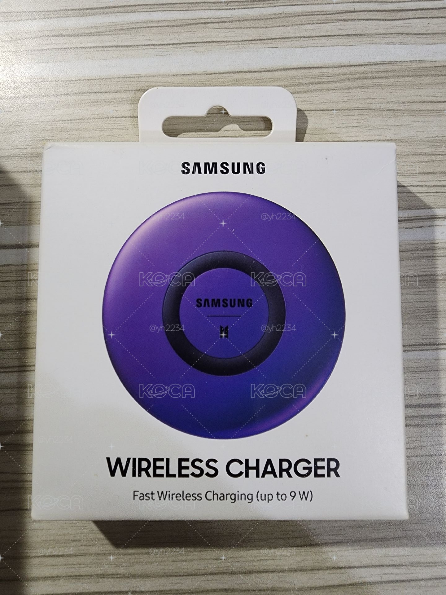 防彈SAMSUNG聯名BUDS+ 無線耳機 無線充電板 整套含卡