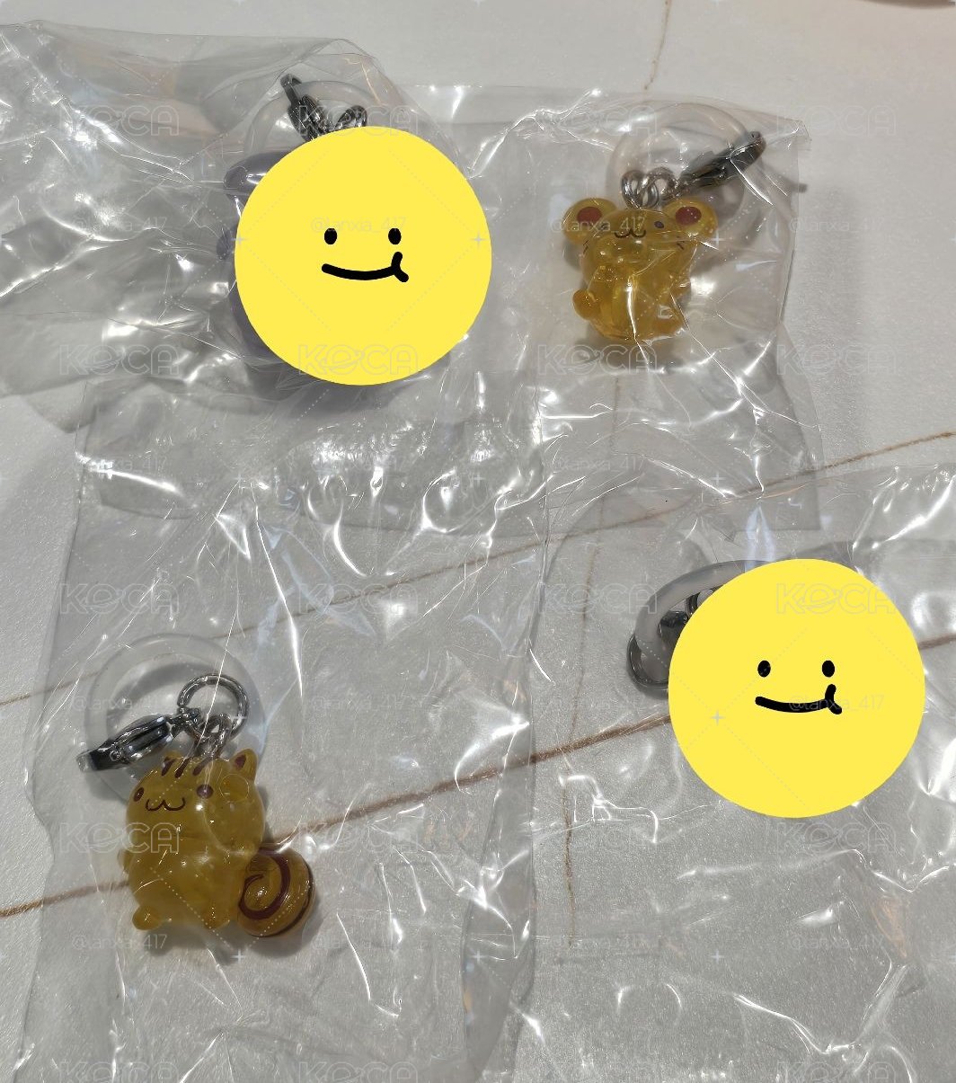 布丁狗傘掛扭蛋吊飾