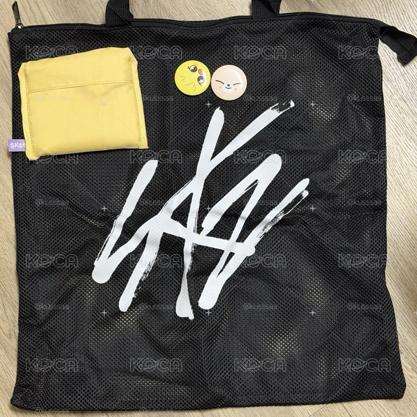 SKZ 日巡網格袋+四期bbokari環保袋