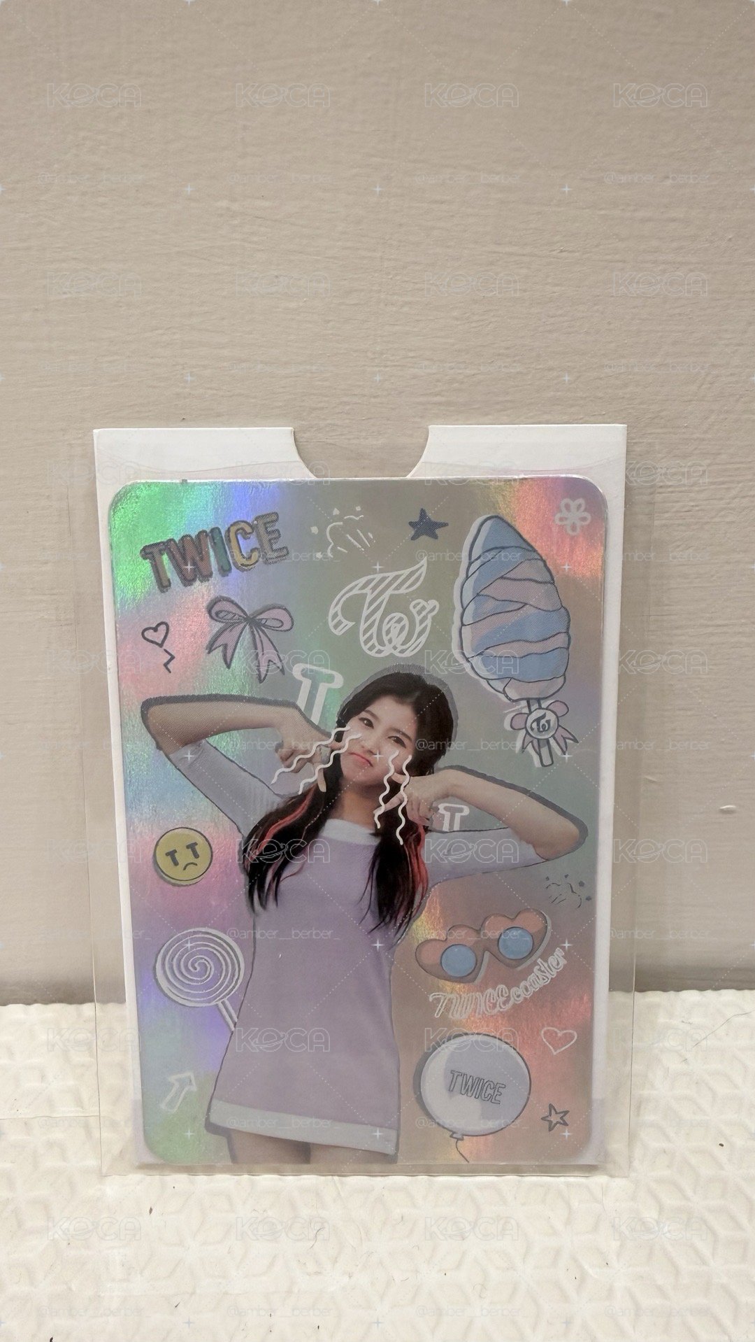 TWICE SANA 迷三 閃卡