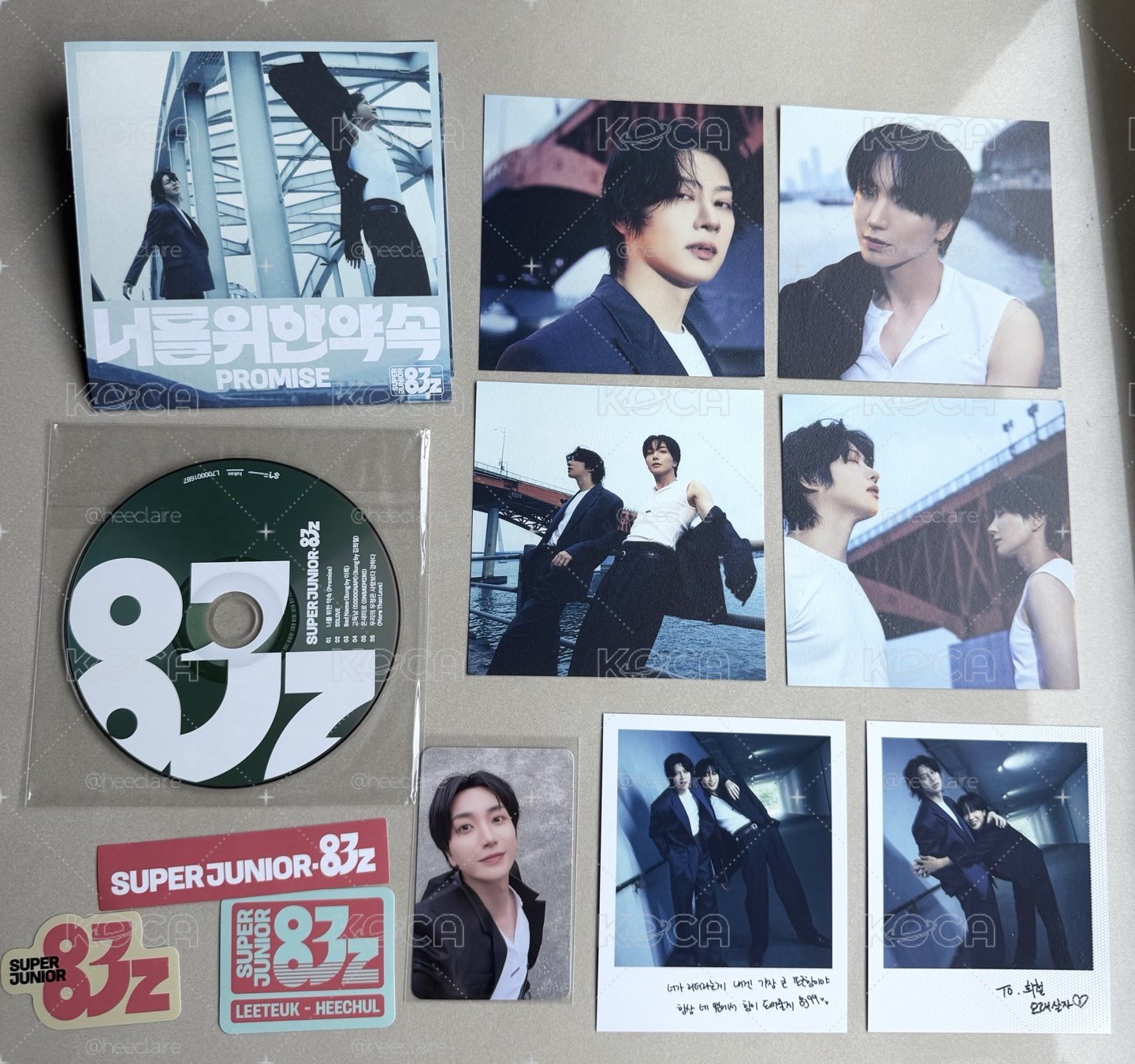 SJ 83z 迷ㄧ專輯 POSTER ver. 全專+特卡（2卡面都有）