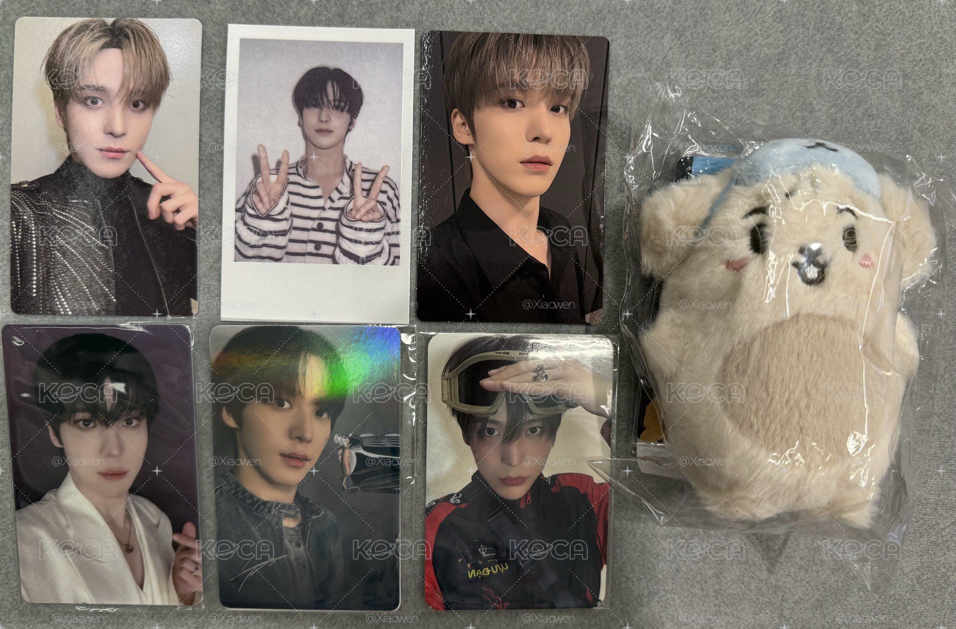 ATEEZ 潤浩 小狗條+小卡盤
