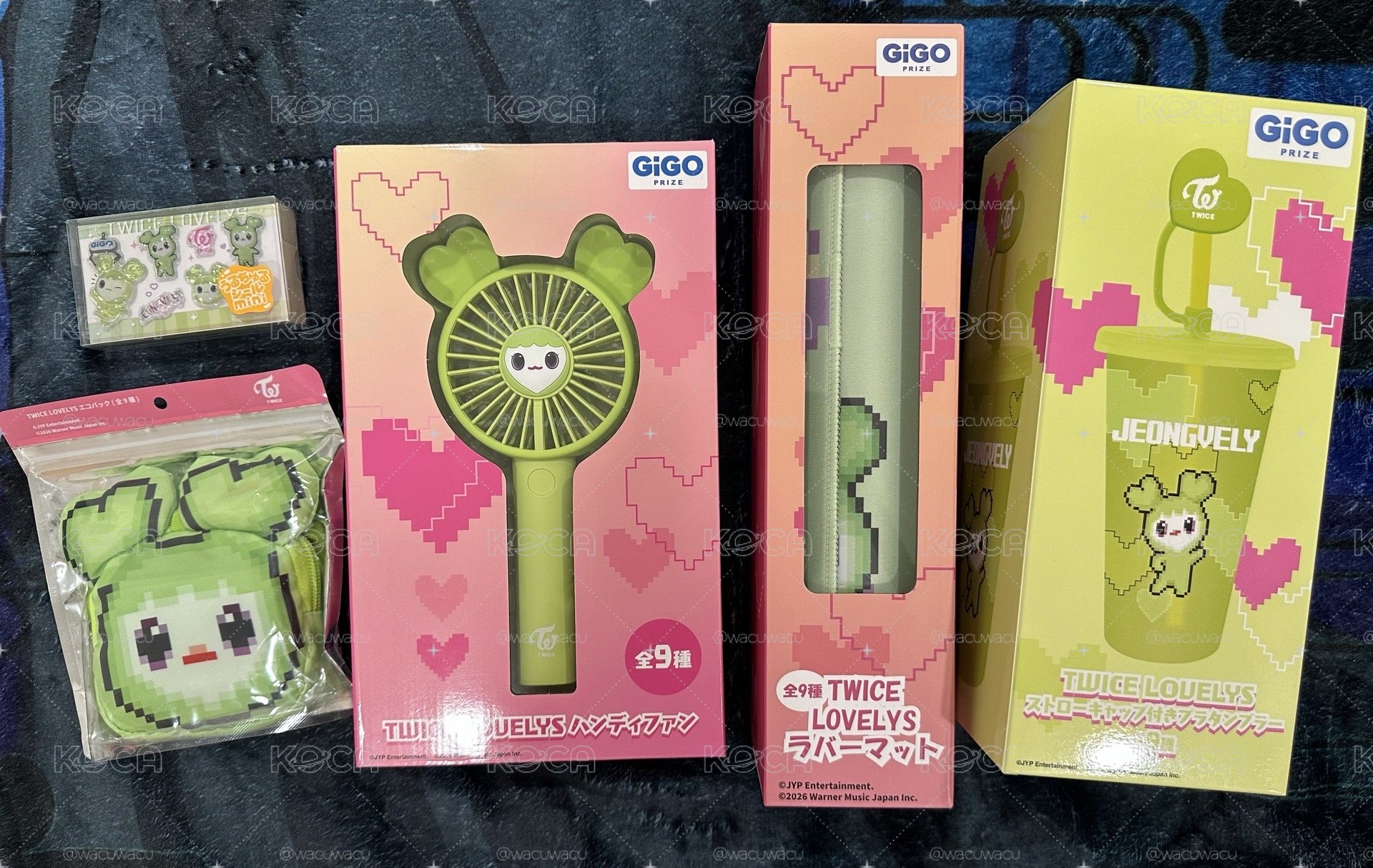 GiGO商品-定 吸管杯/桌墊/風扇/購物袋/水晶貼紙