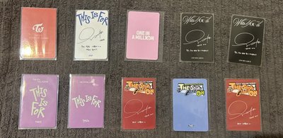 TWICE 南小卡 10張
