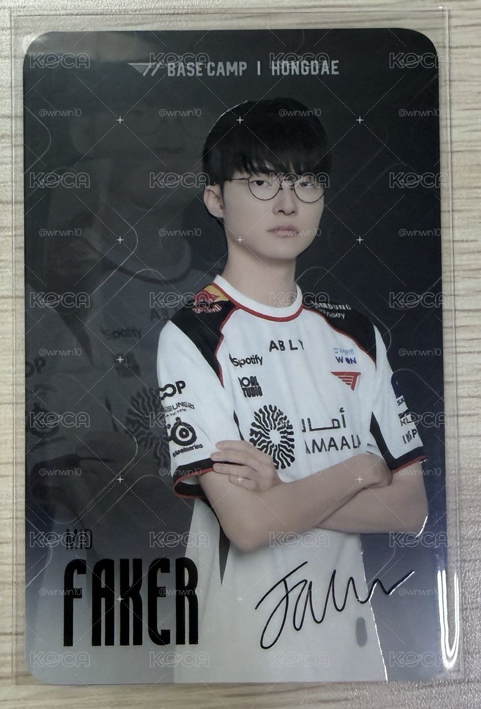 網咖餐點小卡 Faker
