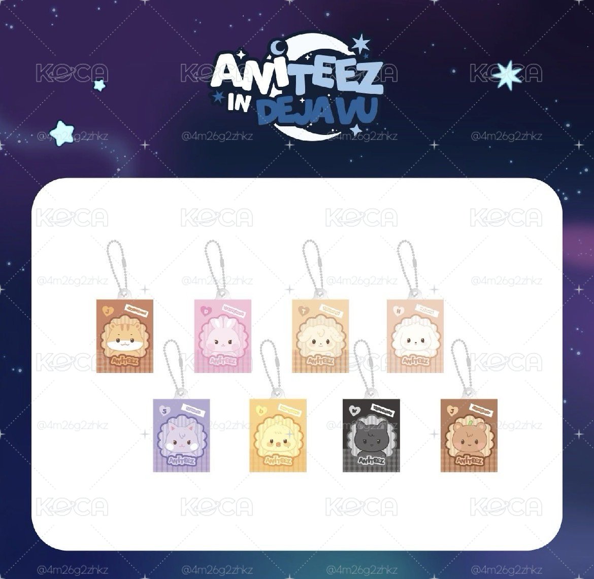（非現）ANITEEZ IN Deja Vu 吊飾 RANDOM MINIATURE KEYRING
