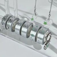 非現｜銀色黑蝴蝶結 1個