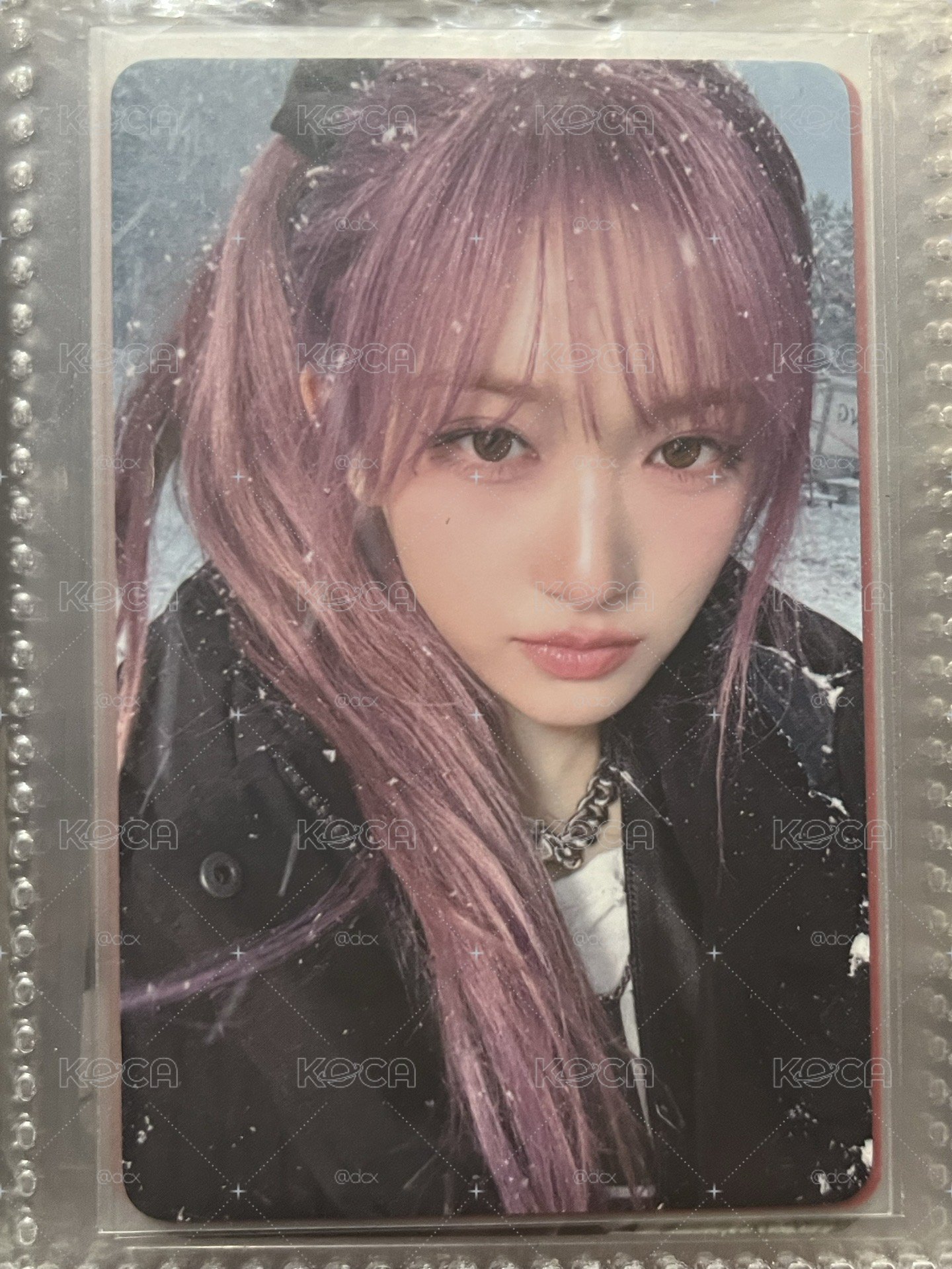 IVE 李瑞 Leeseo IVE EMPATHY sw 3.0 粉髮雪景瑞