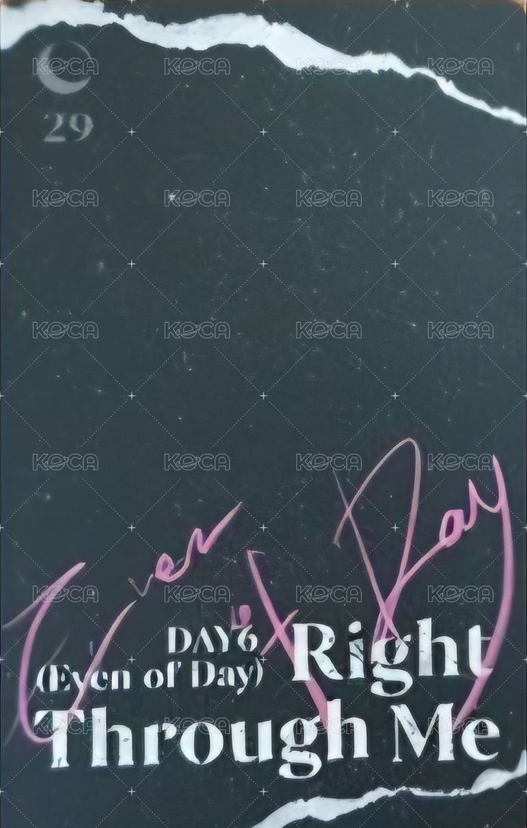 EOD 線上演唱會 Random card 29 Back